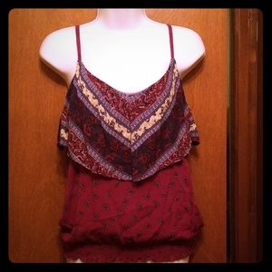 Womens CUTE tank top Sz Small Maurice's